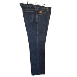Cinch Classic Label Mens Straight Leg Heavily Starched Jeans Sz 40x36 100 Cotton